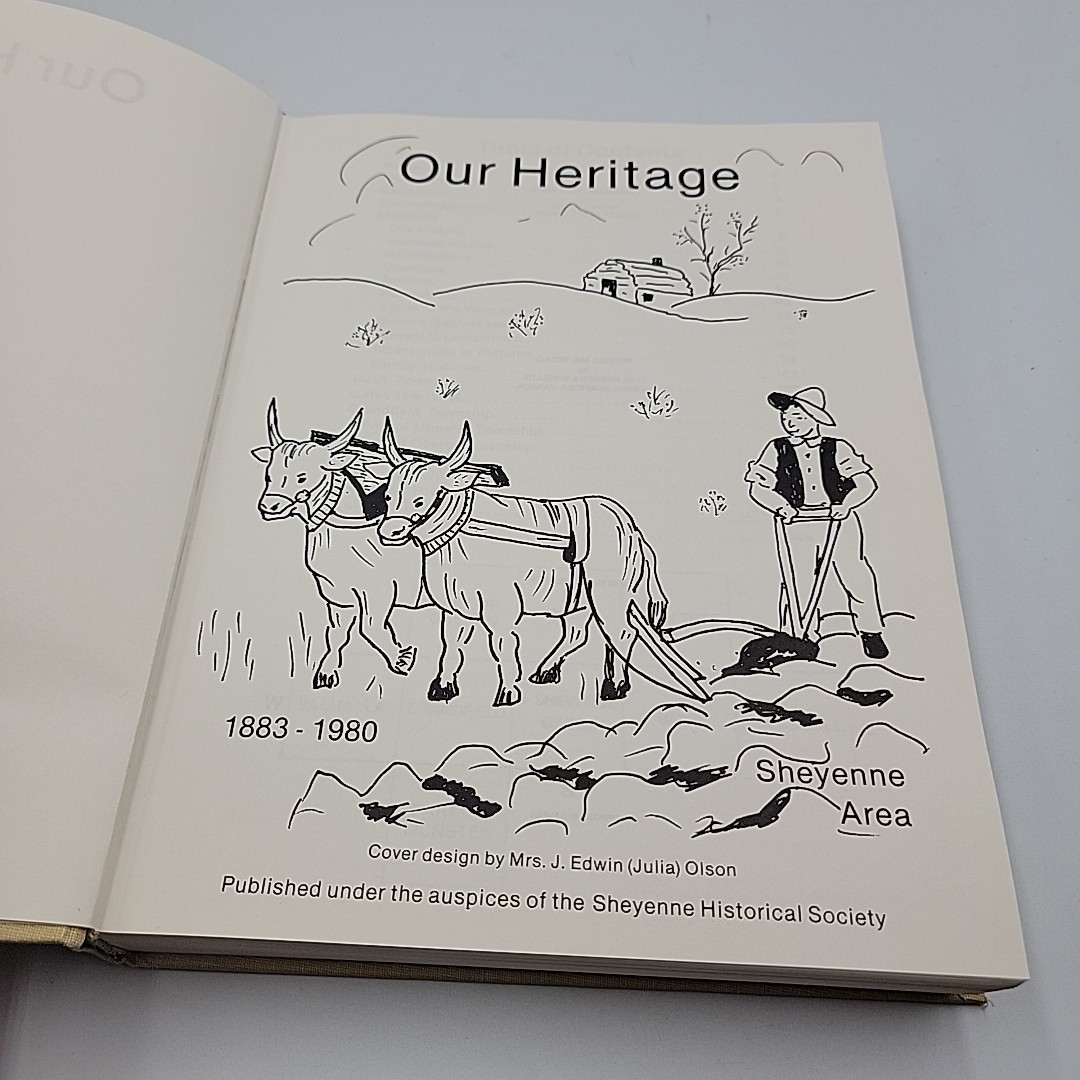 Our Heritage 1883-1980 Sheyenne Area North Dakota HC Herald Press history