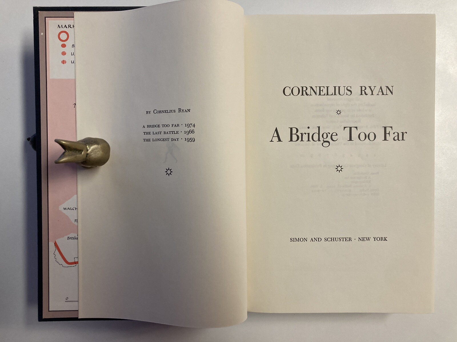 A Bridge Too Far by Cornelius Ryan HC DJ 1st 1974 VERY GOOD