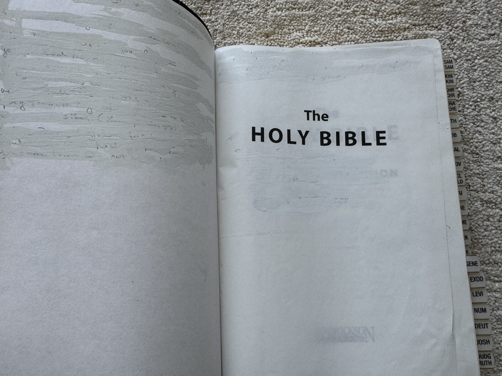 KJV Large Print Wide Margin Bible by Hendrickson Bibles (2013)