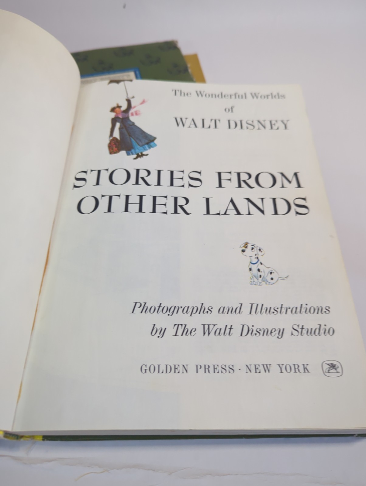 Lot Of 2 1965 Vintage The Wonderful Worlds of Walt Disney Golden Press