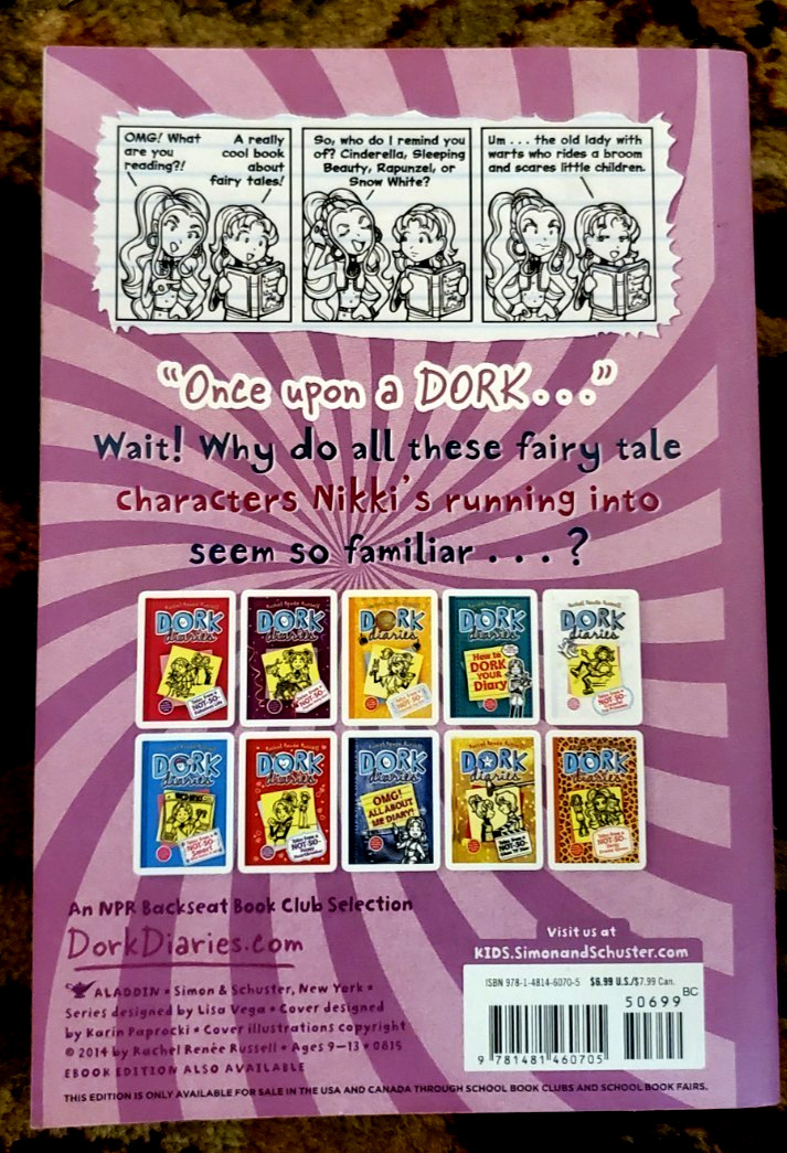 Lot of 8 Rachel Renee Russell Books- Dork Diaries(6) & Max Crumbly(2)