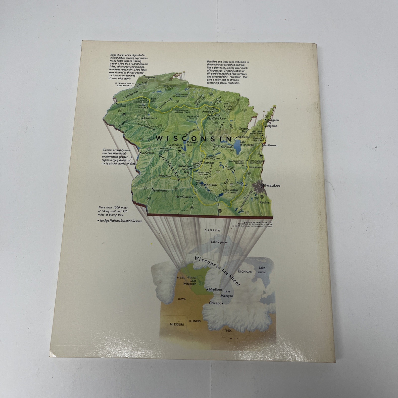 On The Trail of The Ice Age – Henry S. Reuss 1981 Softcover
