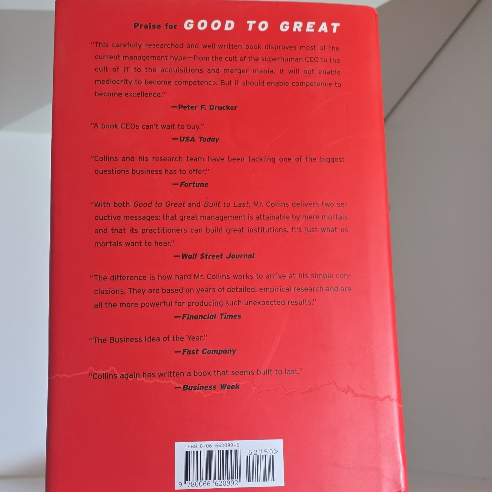 Good to Great Hardcover w/ Dust Jacket – Jim Collins