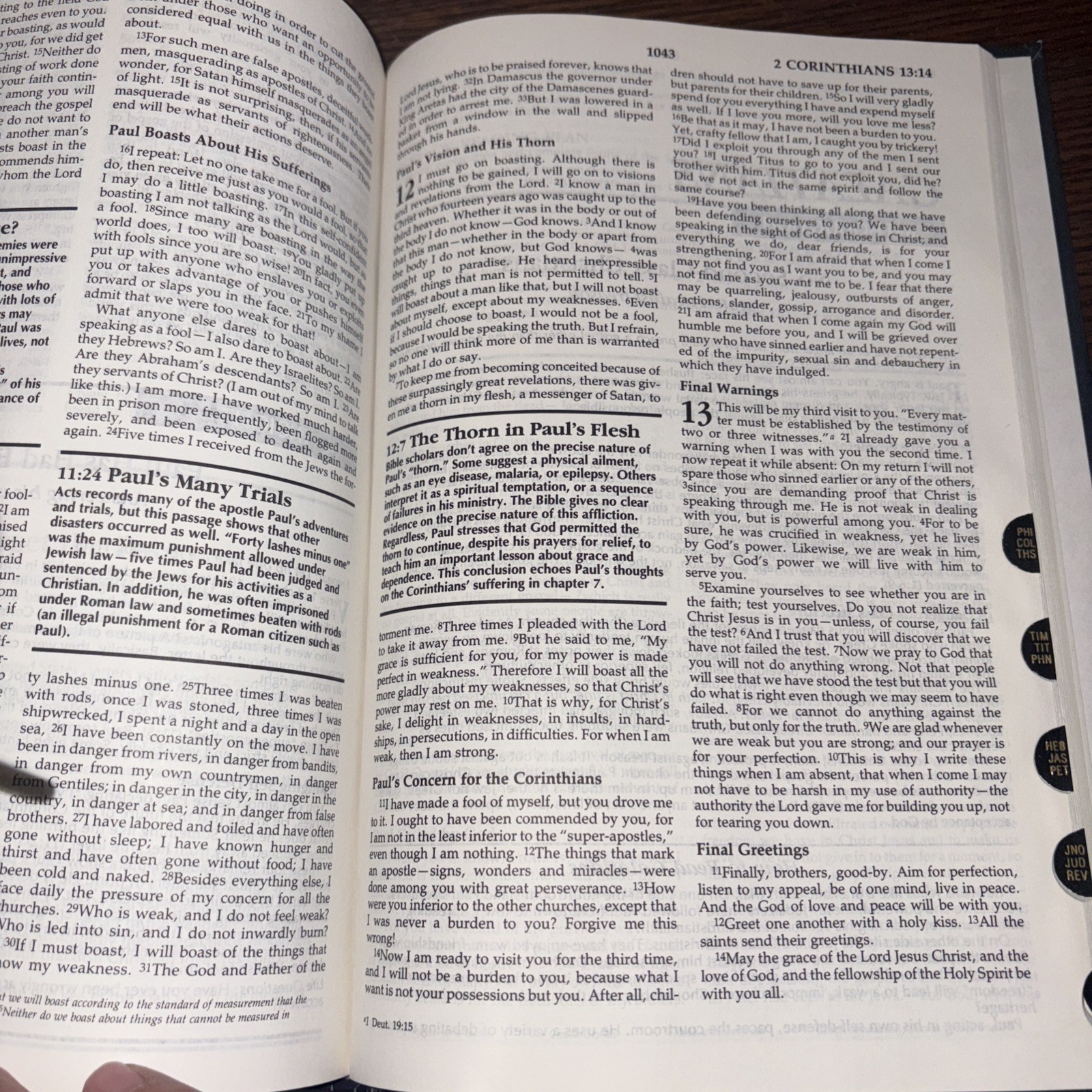 The New Student Bible Expanded and Updated New International Version Hardcover