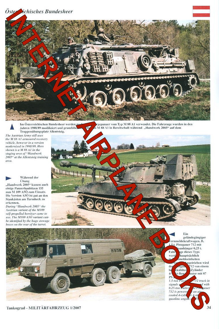 MILITAR FAHRZEUG 1/2007 GERMAN ARMORED VEHICLES_WW2 8.8cm FLAK_AUSTRIA PANZERGRE