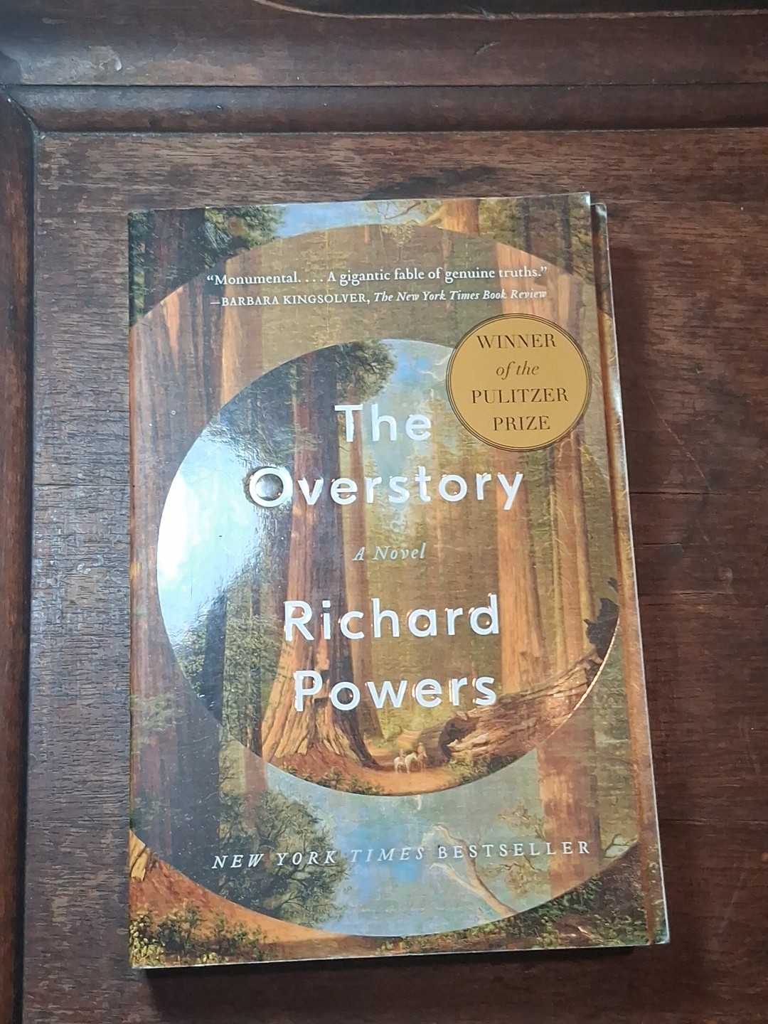 The Overstory Trade Paperback Book by Richard Powers 2018 Novel