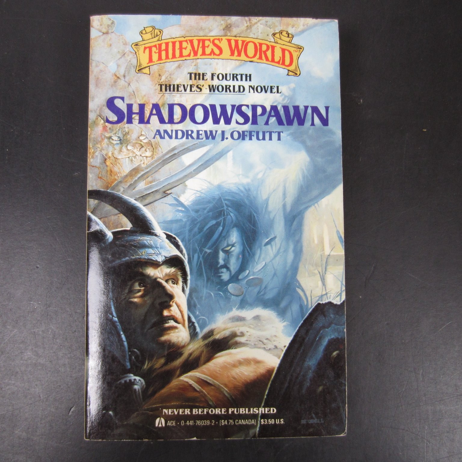 Shadowsspawn Andrew J. Offutt 1987 Ace Books First Edition Thieves’ World PB VG
