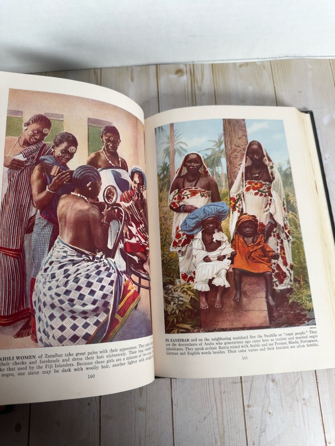 Lands and Peoples The World in Color Complete 7 Volume Set 1948 Grolier Society