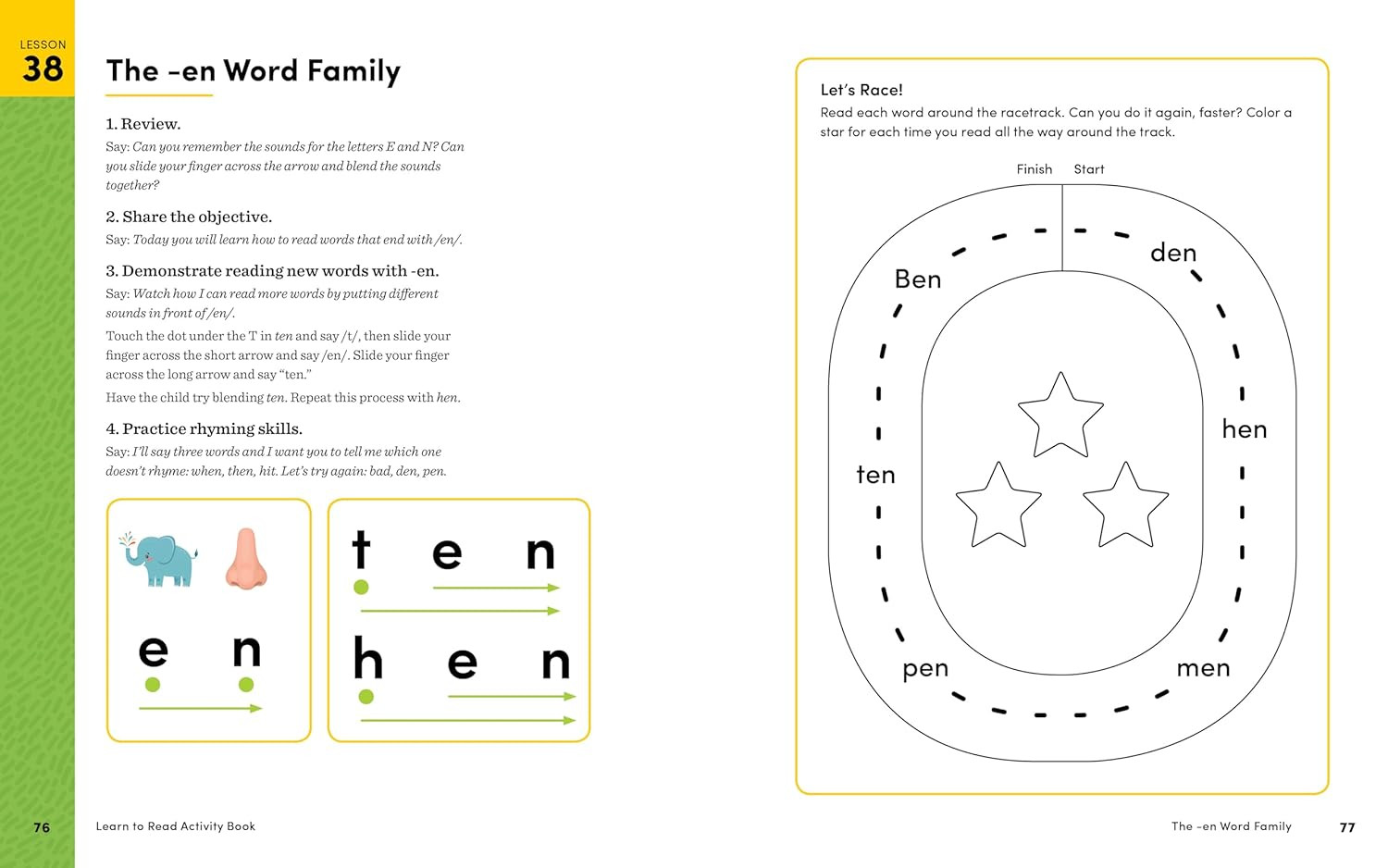 Learn to Read Activity Book: 101 Fun Phonics Lessons to Teach Your Child to Read