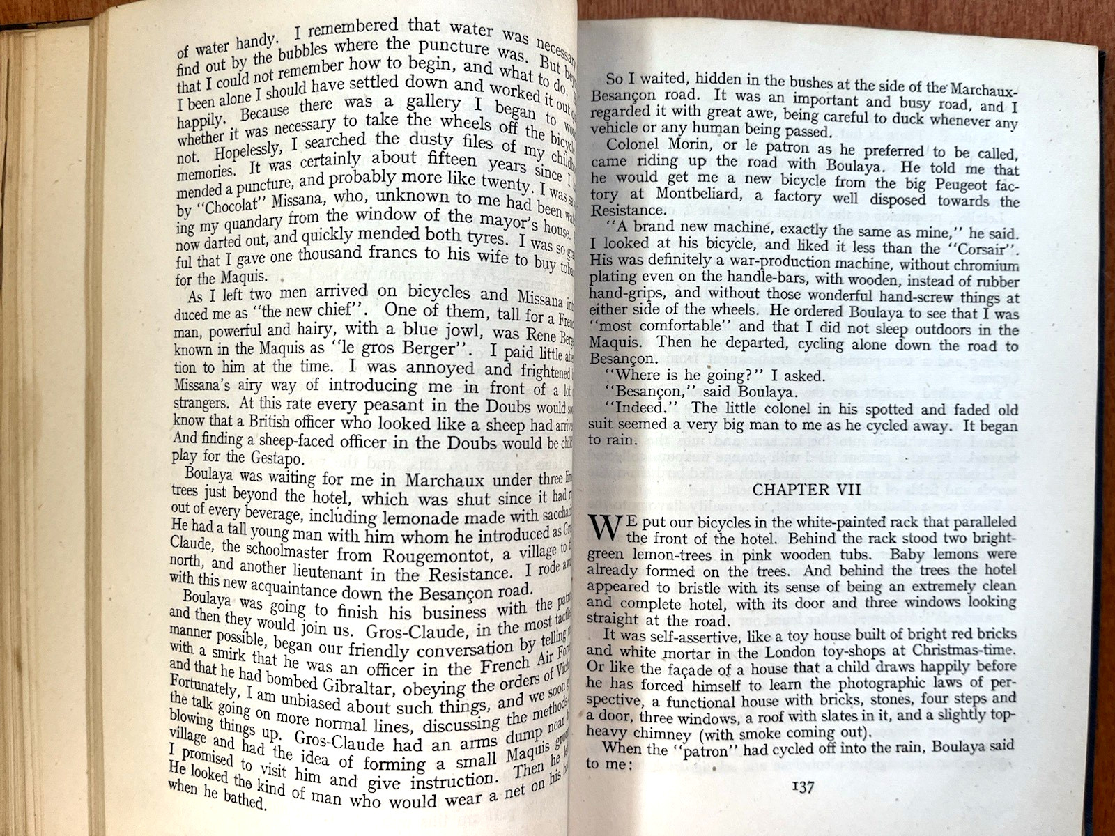 Maquis by George Millar, memoir of French Resistance (1945, HC) Good