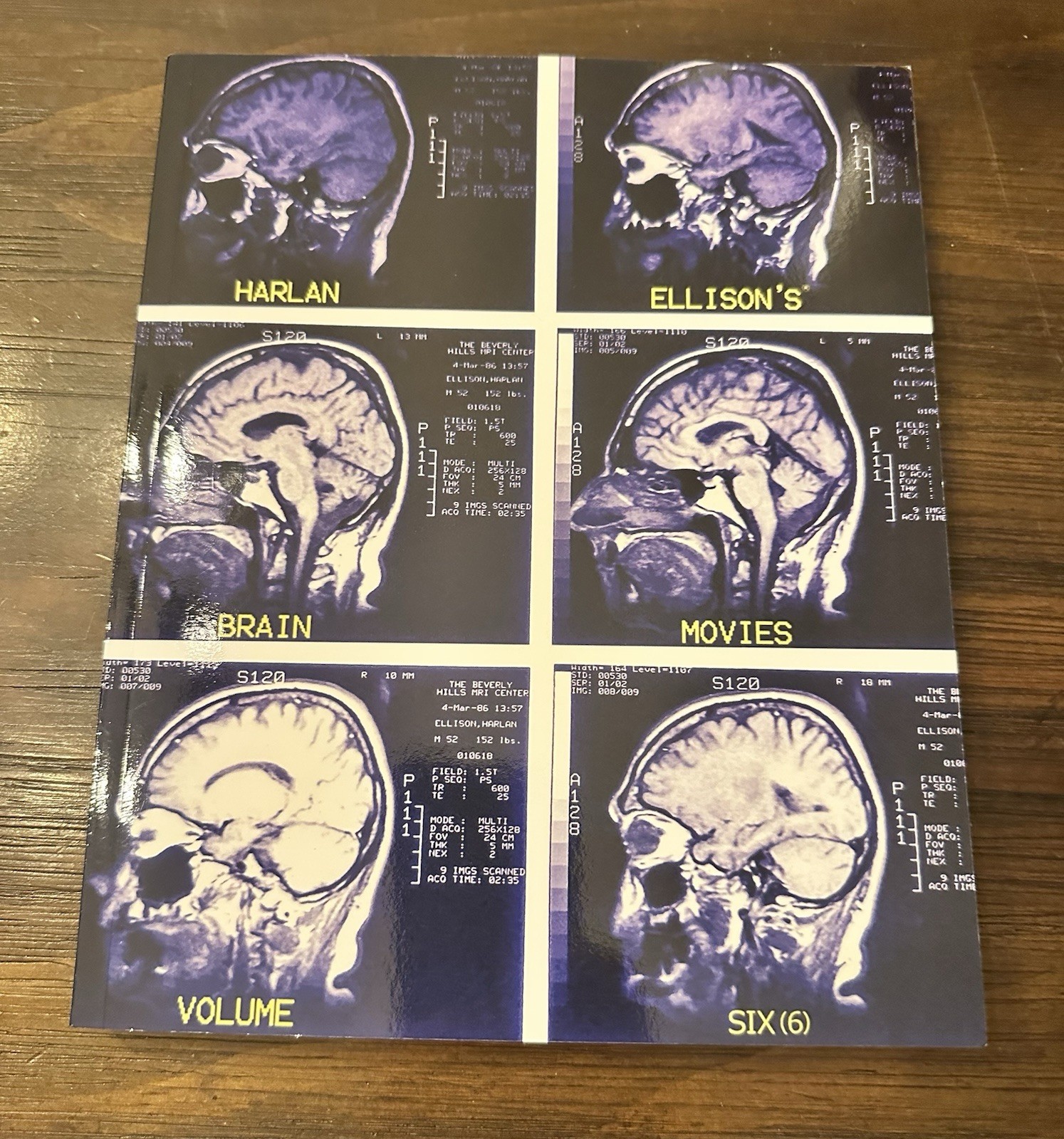 Harlan Ellison Brain Movies Vol 1-8 With V1 Signed