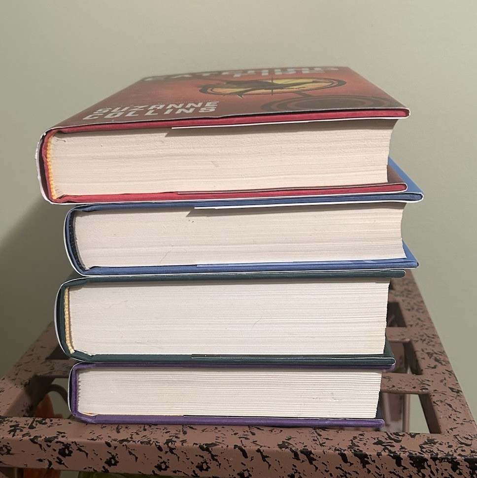 Hunger Games 4 Book Hardcover Lot Suzanne Collins Sunrise on the Reaping 1st Ed