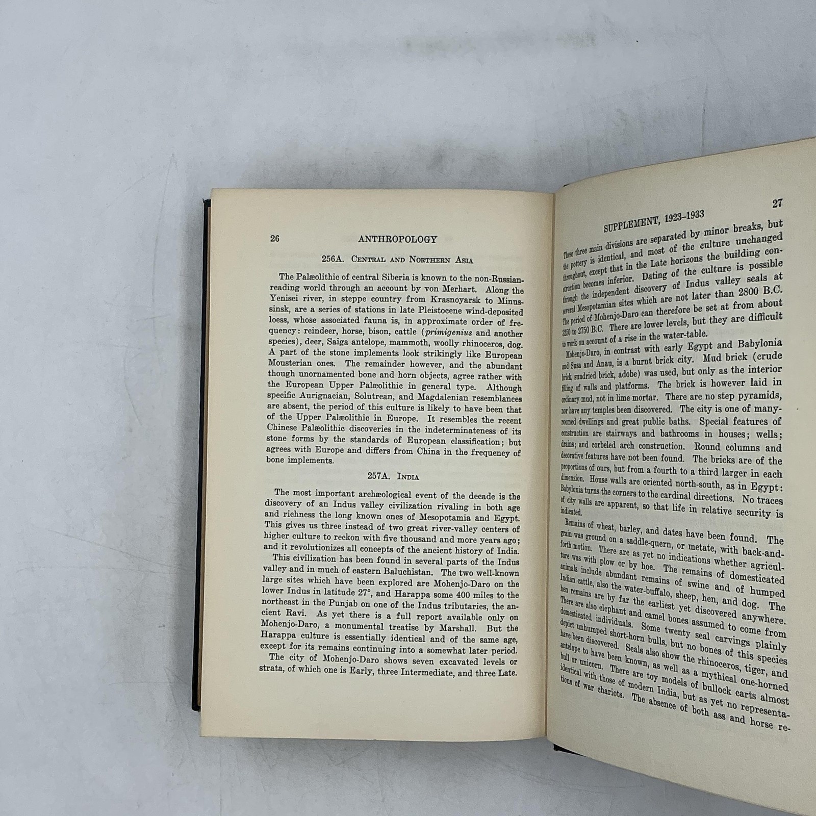 Vintage Anthropology A L Kroeber Harcourt Black HC 1923 USA Illustrated History