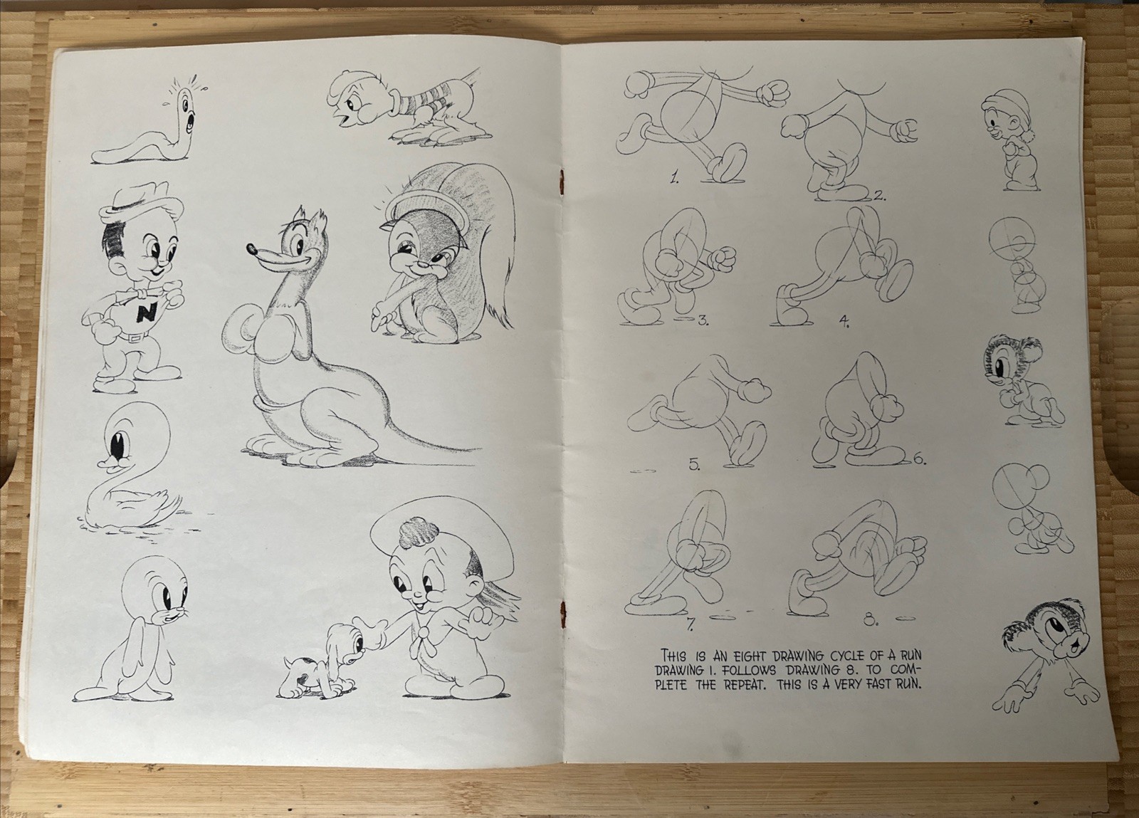MCM Animated Cartoons For The Beginner By Walter T. Foster Art Book VINTAGE COOL