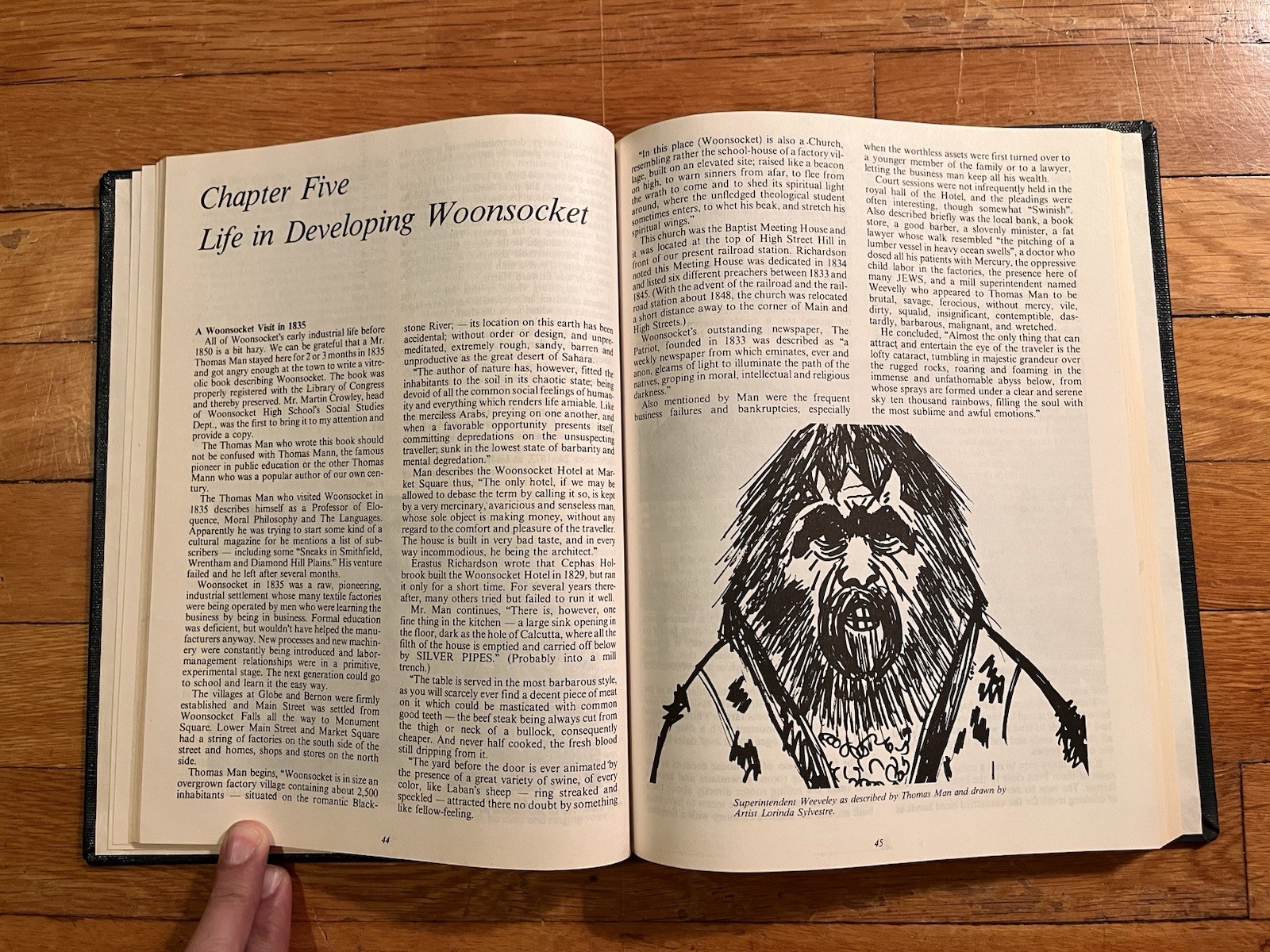 VINTAGE Woonsocket Highlights Of History 1800-1976 Dr. AP Thomas