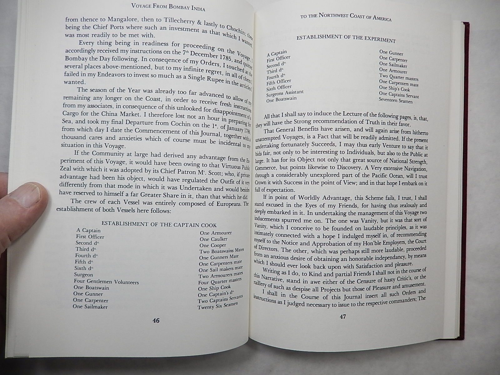 James Strange’s Journal: Bombay to NW Coast of America 1785-1787, 1982, Hardcove