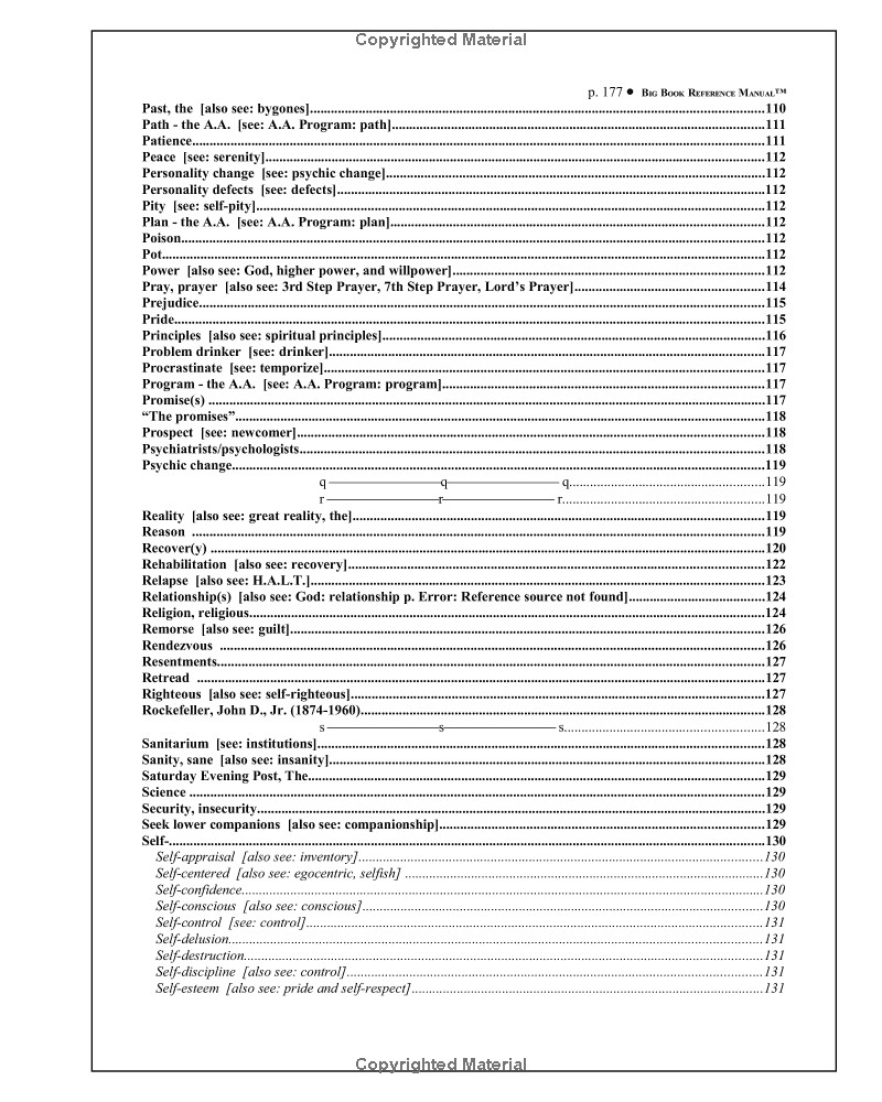 Big Book Study Guide , Deep Dive, Successful Recovery, First 164 Pages.