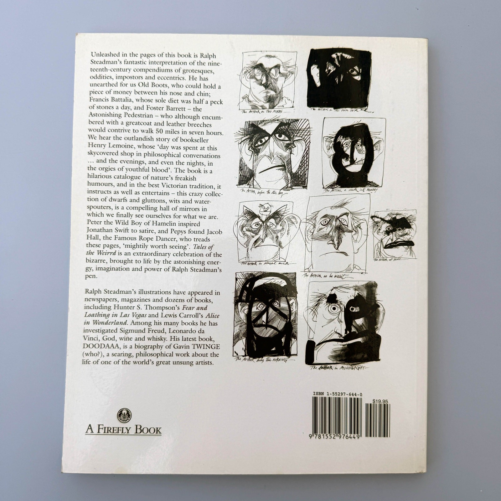 Tales of the Weirrd Ralph Steadman Softcover Book Weird