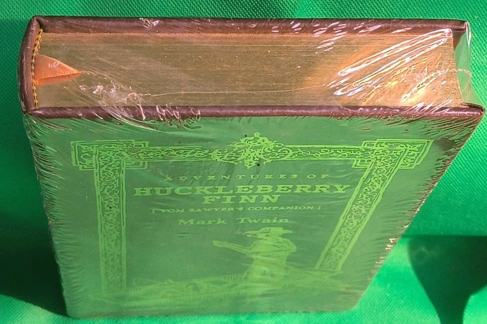 The Adventures Of Huckleberry Finn Mark Twain Leather Bound Easton Press SEALED