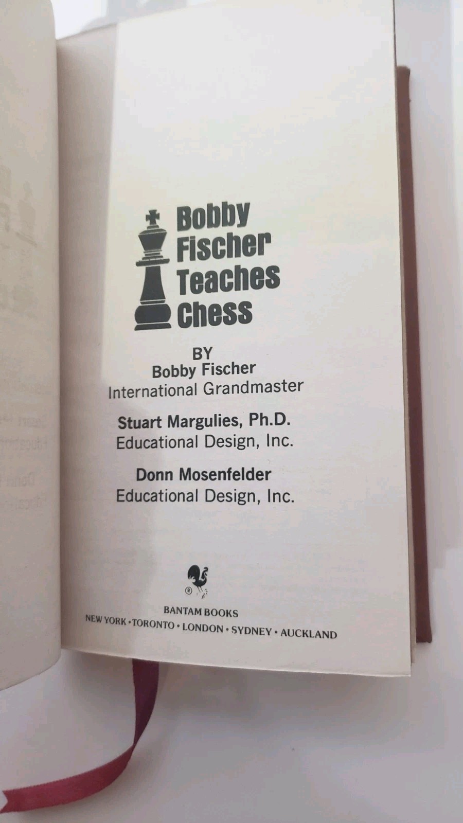 Bobby Fischer Teaches Chess – Premium Leather Bound