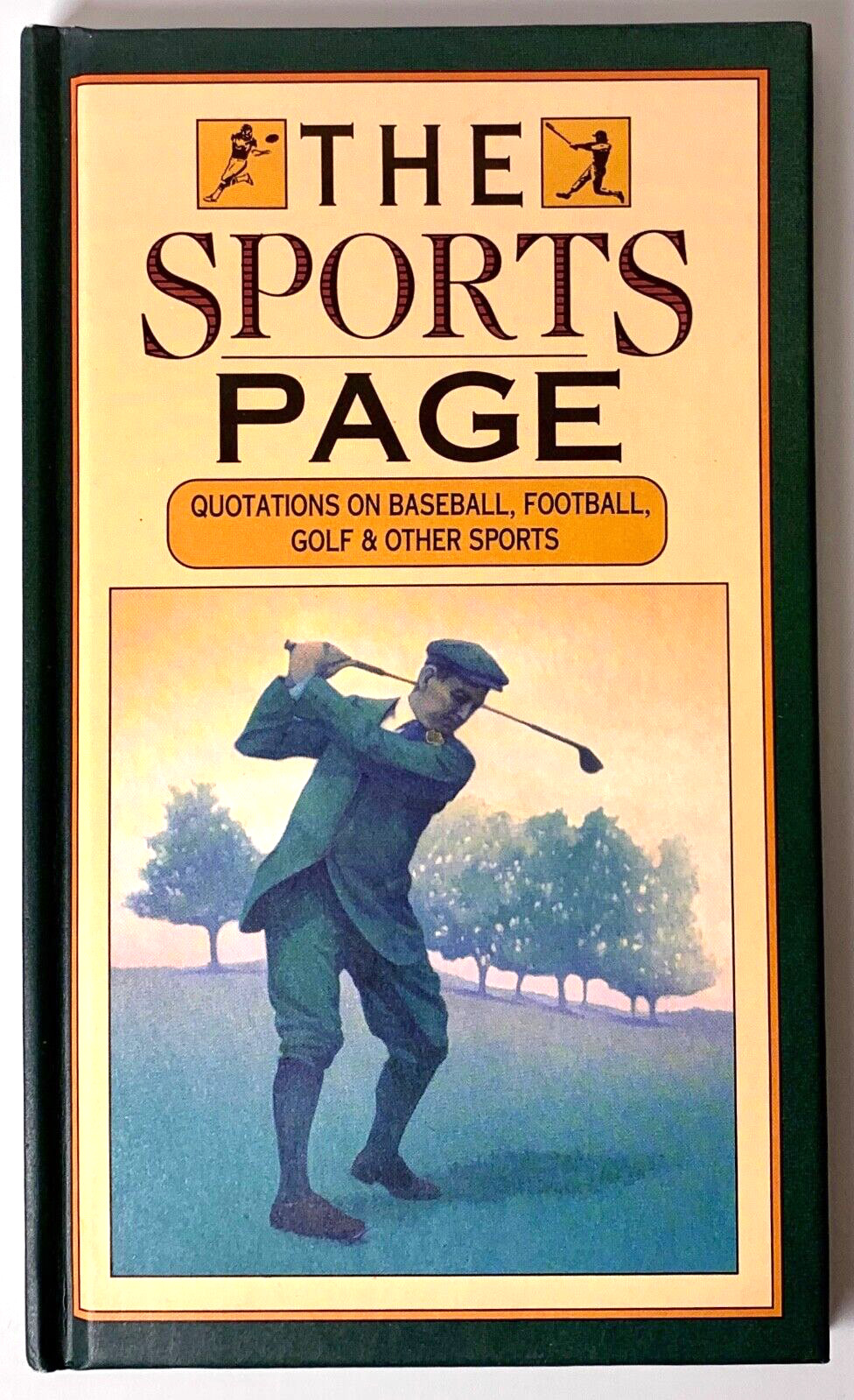 The Sports Page, Peter Beilenson 1989 1st 1st Hardcover w Dust Jacket, Near fine