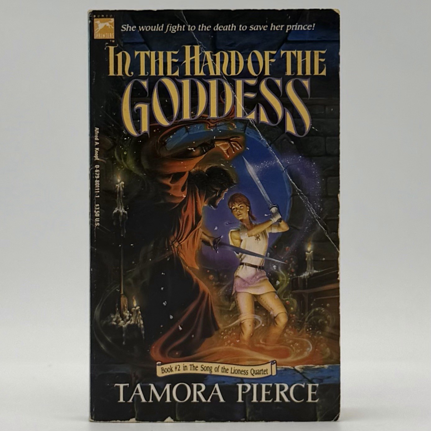 Song of the Lioness 1-4 – Tamora Pierce (mmpb set, 1st prints) Borzoi, 1989-1990