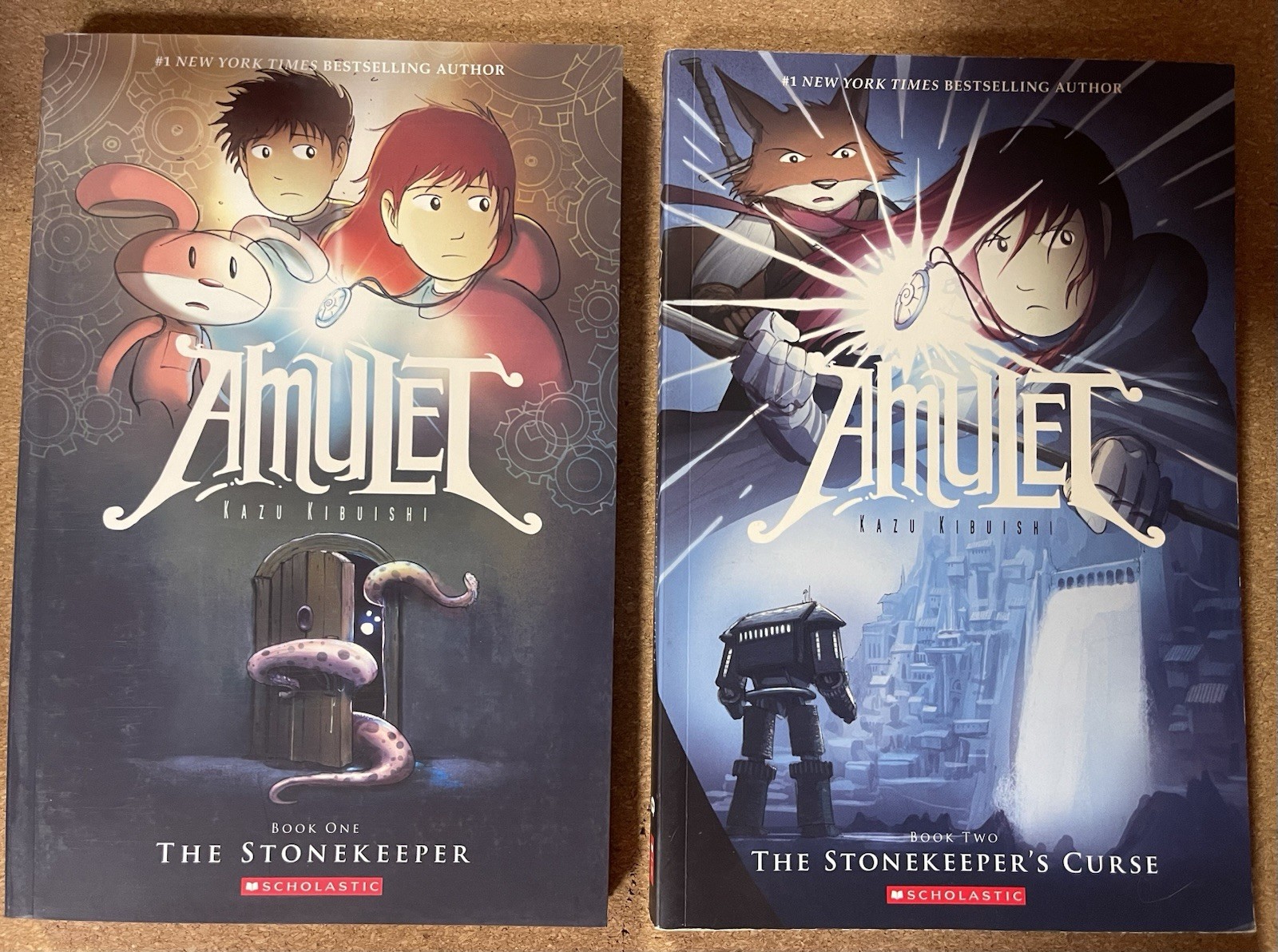 AMULET Kazu Kibuishi #1-8 Box Set Collection, Graphic Scholastic, 1st Edition