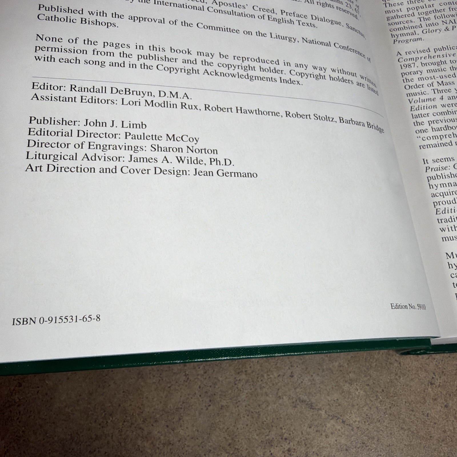 Glory & Praise: Second Edition, Hardcover OCP 1997