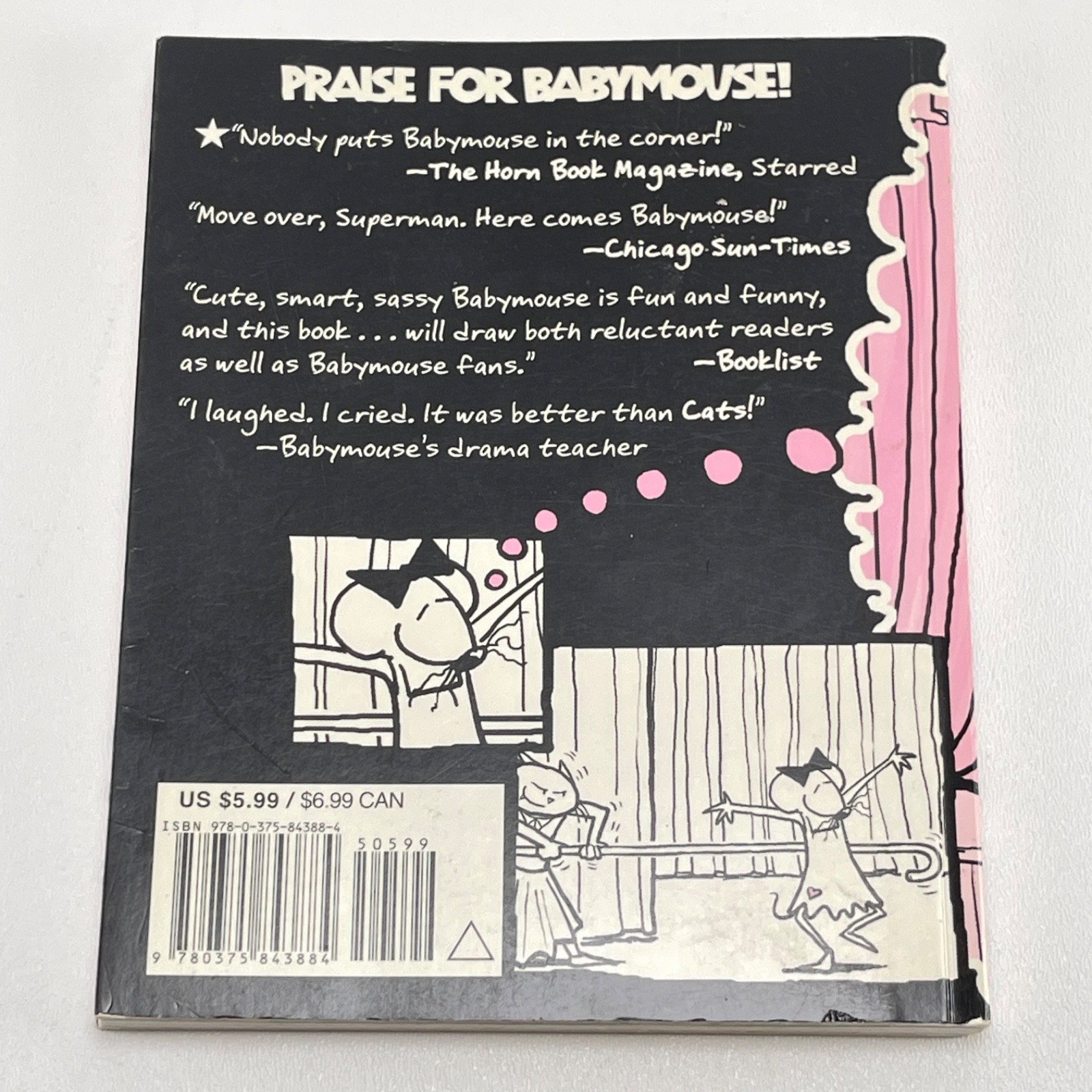 Baby Mouse Book Lot of 5 – 1, 4, 6, 10, 11 – Jen & Matthew Holm – Paperback