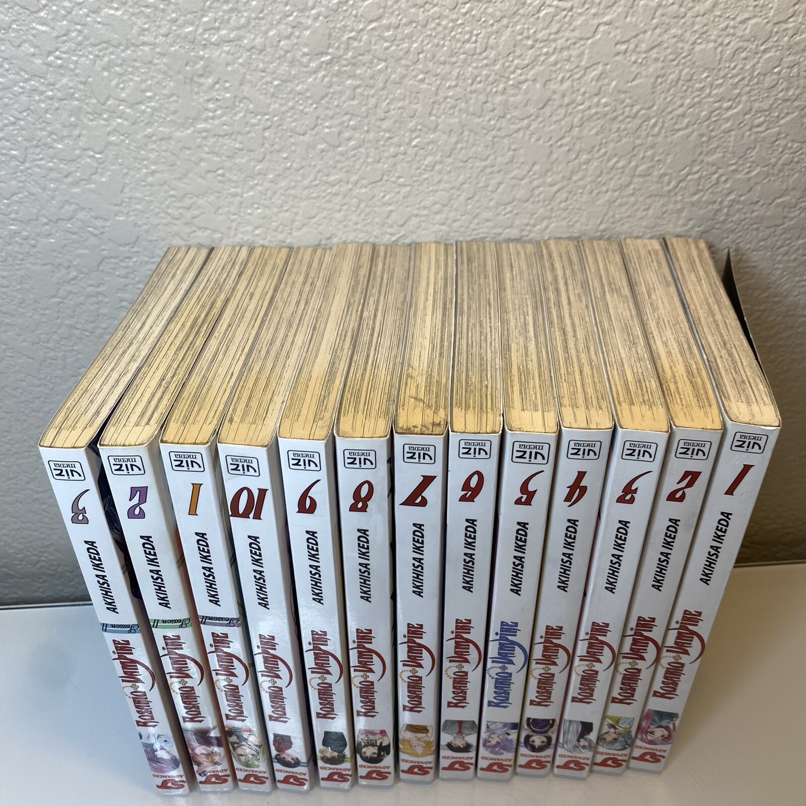 Rosario + Vampire Manga Season 1 Vol. 1 – 10 + Season 2 Vol. 1-3 Shonen Jump Viz