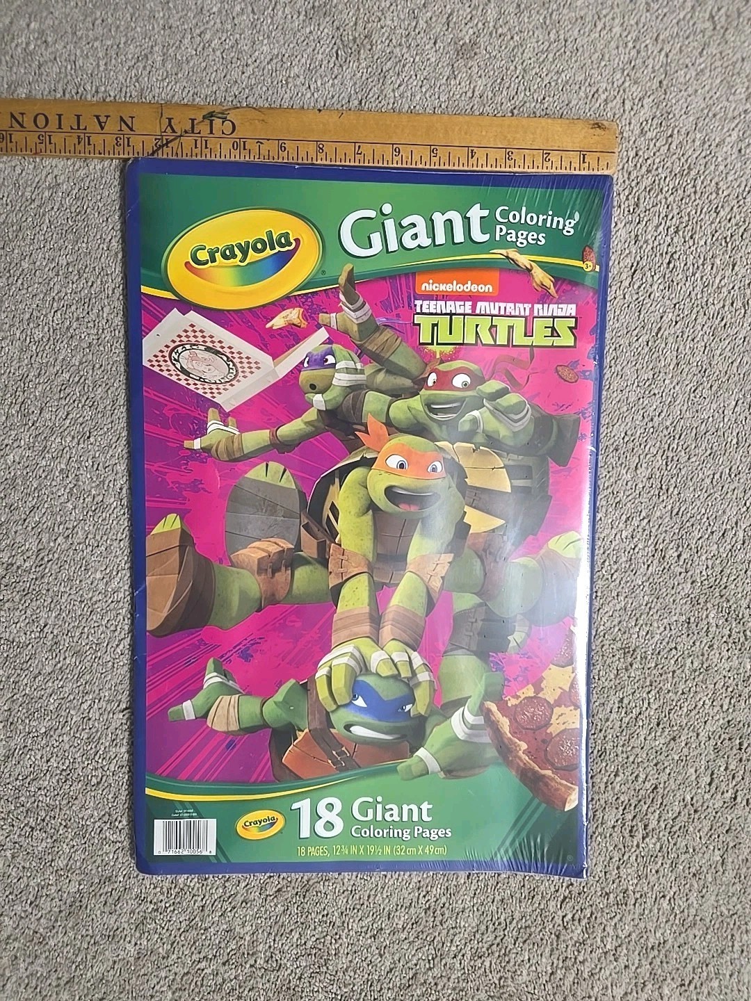 Crayola: Teenage Mutant Ninja Turtles 18 Giant Coloring Pages BRAND NEW SEALED
