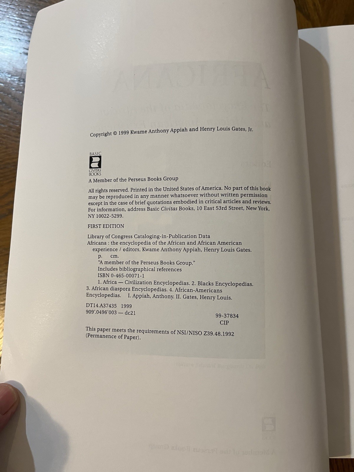 Africana The Encyclopedia of the African American Experience Paperback 1999