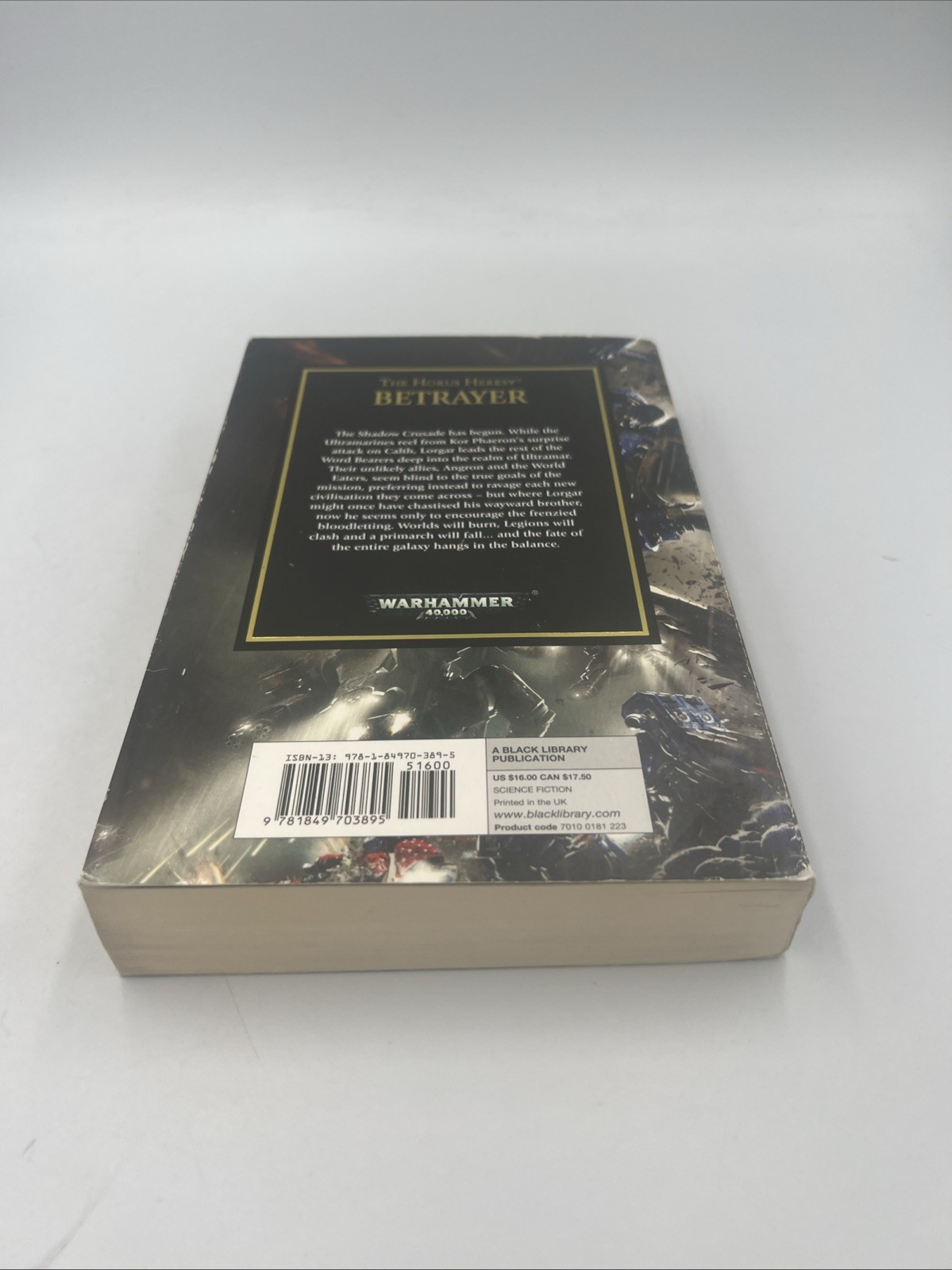 Betrayer by Aaron Dembski-Bowden (2013, Trade Paperback)
