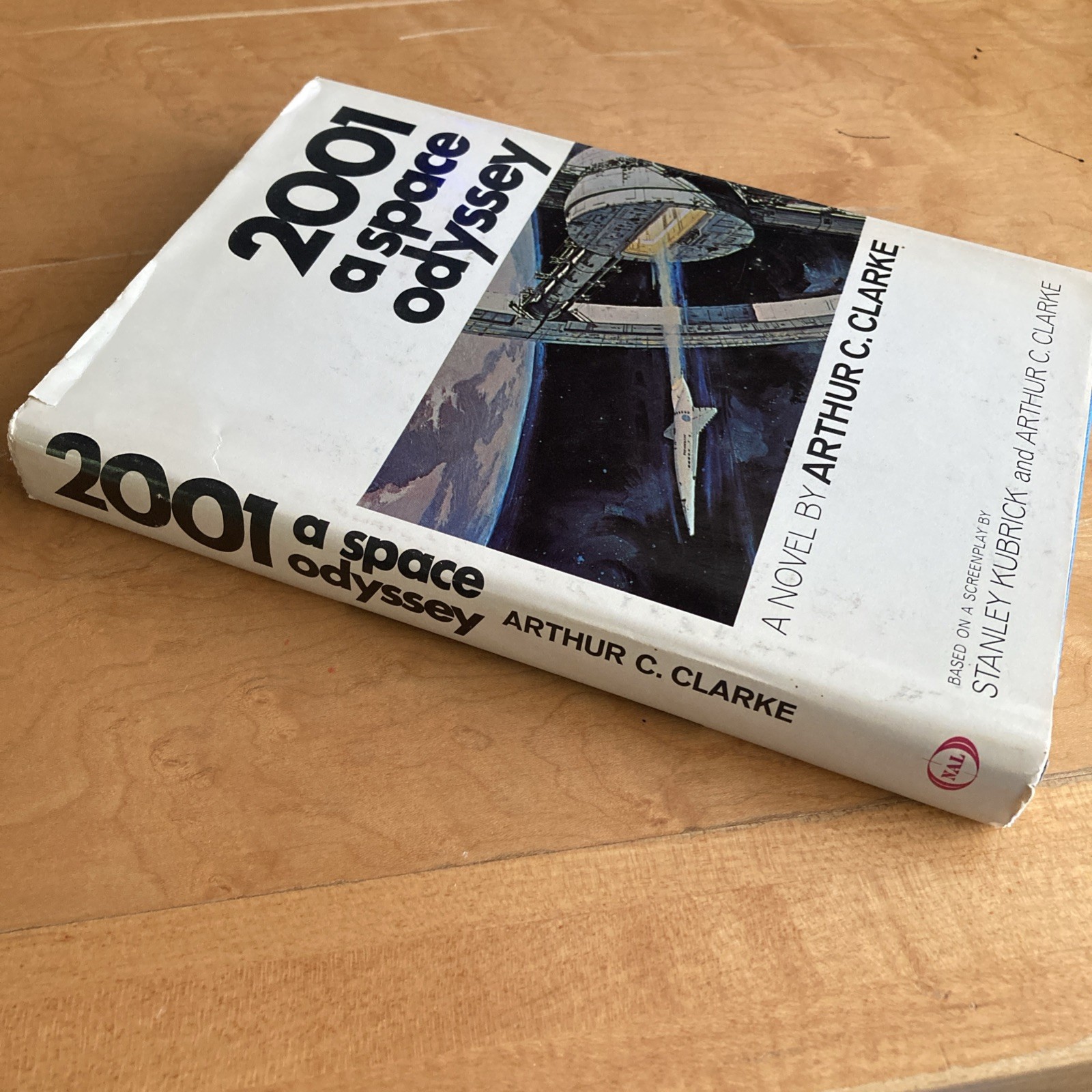 2001 A Space Odyssey Arthur C Clarke Hardcover DC Sci Fi Kubrick Book 1968