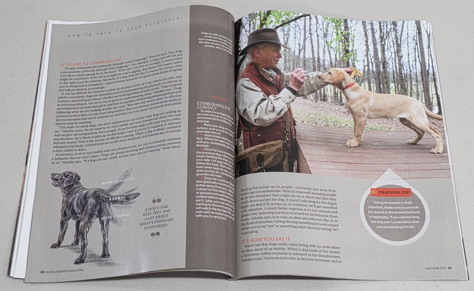 DUCKs UNLIMITED MAGAZINE “The SPORTING DOG ISSUE” 92 Pages May/June 2023