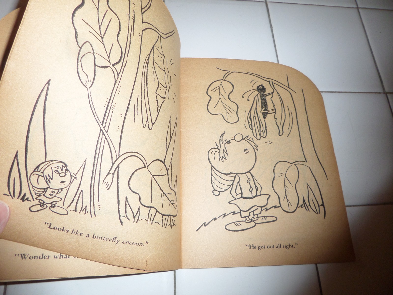 Chub Coloring Book, The Little People,1953(VINTAGE Softcover/Unused)