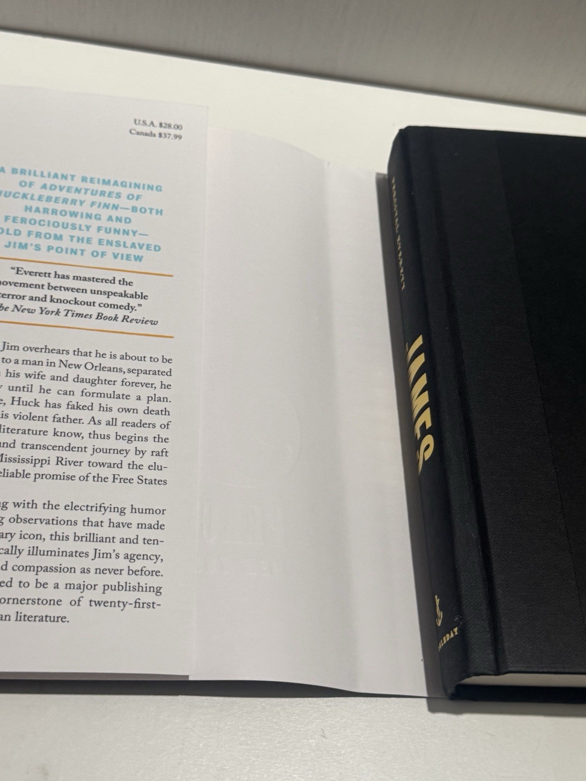 JAMES by Percival Everett SIGNED 1st Edition 3rd Print Hardcover (2024) Pulitzer