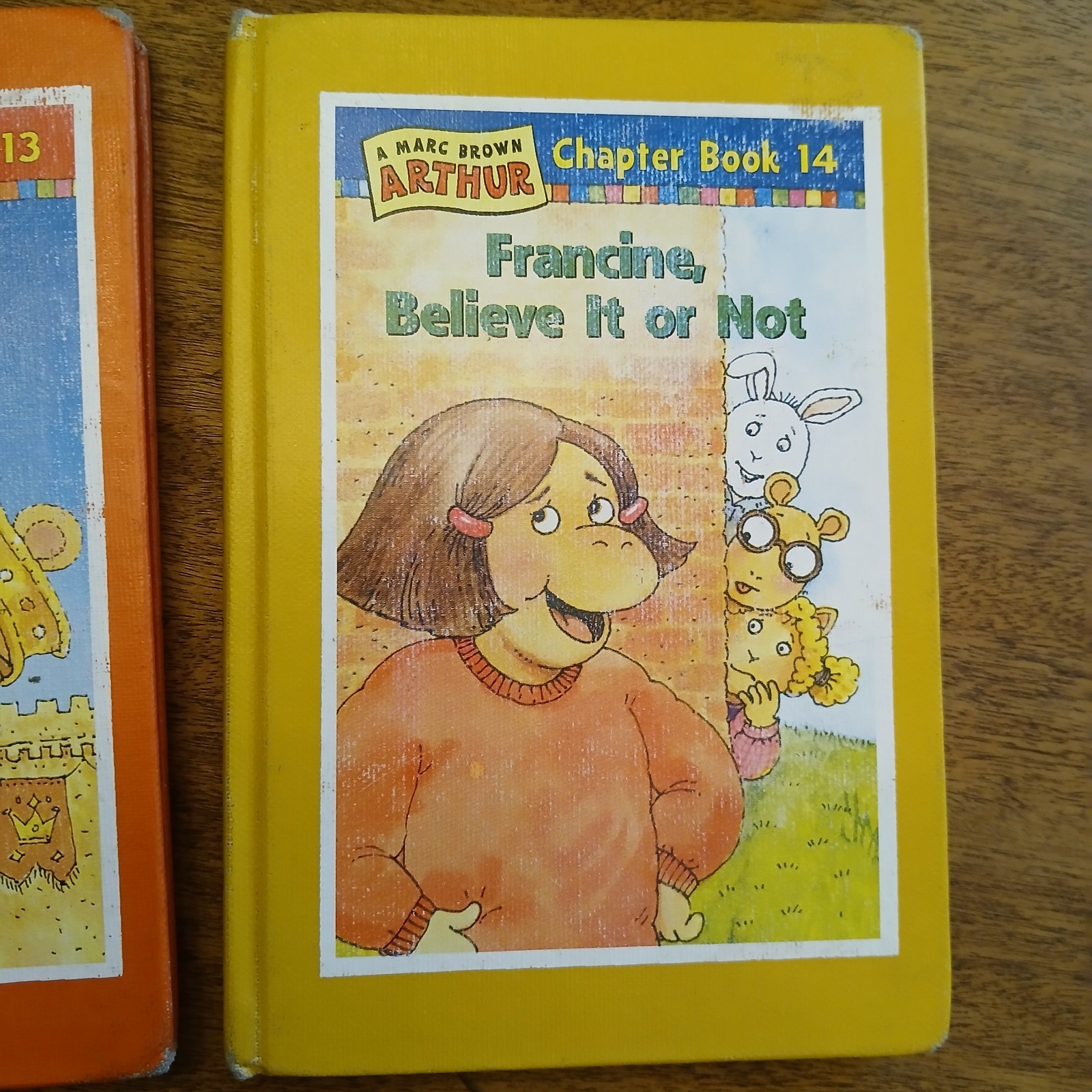 Six 6 Arthur Chapter Books Vintage Hardcover Marc Brown X-Library 2 3 8 12 13 14