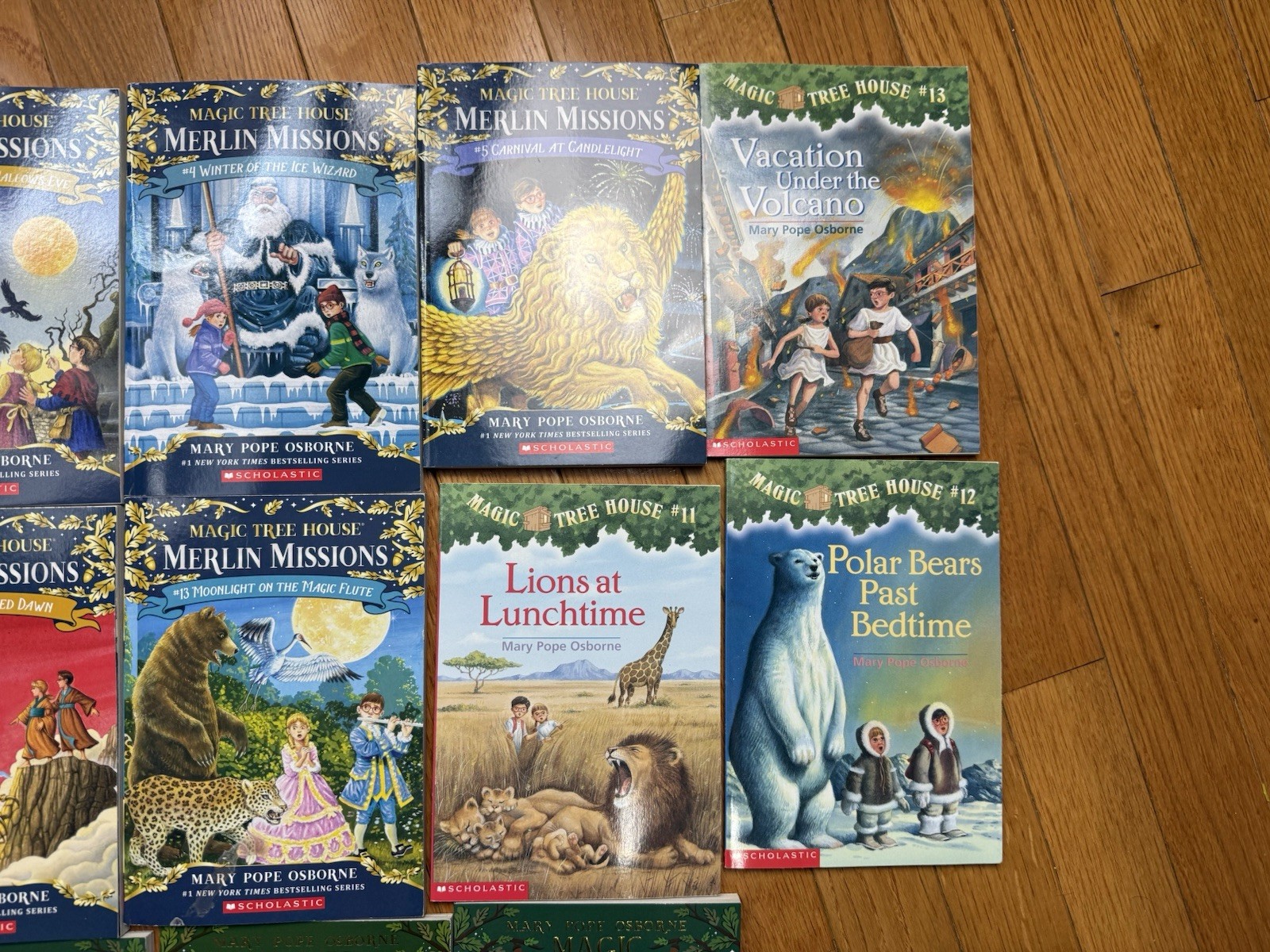 Magic Tree House Lot – Merlin Missions, Box Set books 5-8 14 total