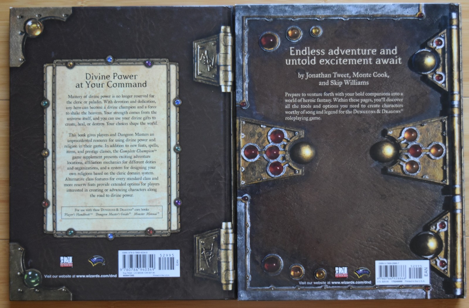 Dungeons and Dragons, Complete Champion & Player’s Handbook I V3.5, HC/VGC