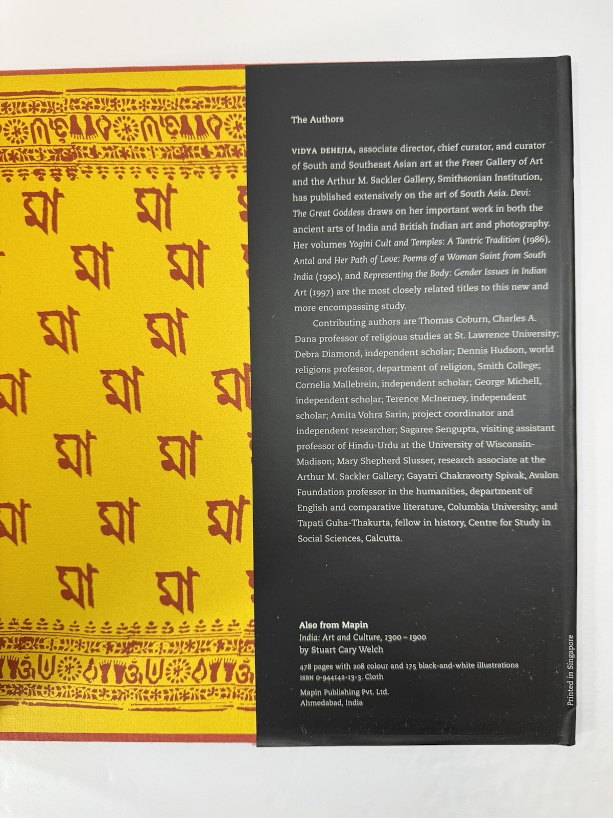 Devi The Great Goddess : Female Divinity in South Asian Art