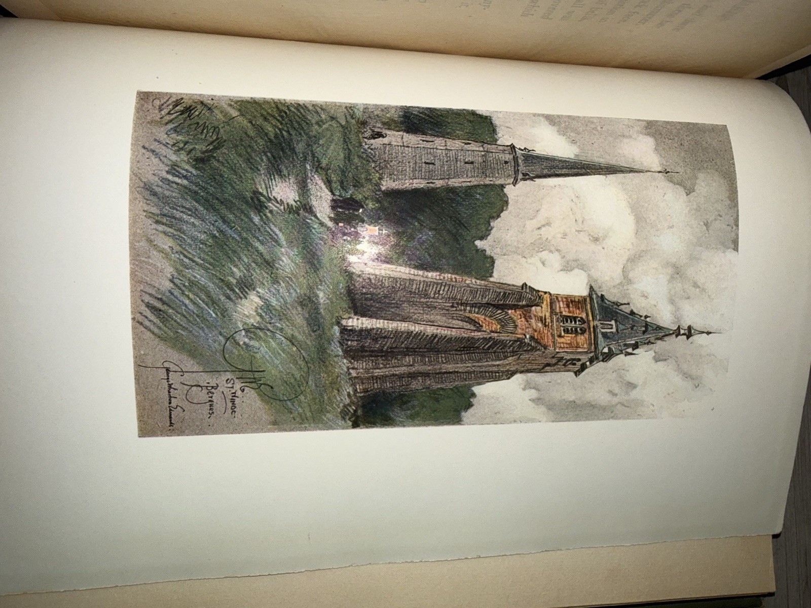 Vanished Towers and Chimes of Flanders George Wharton Edwards 1916 HC Antique