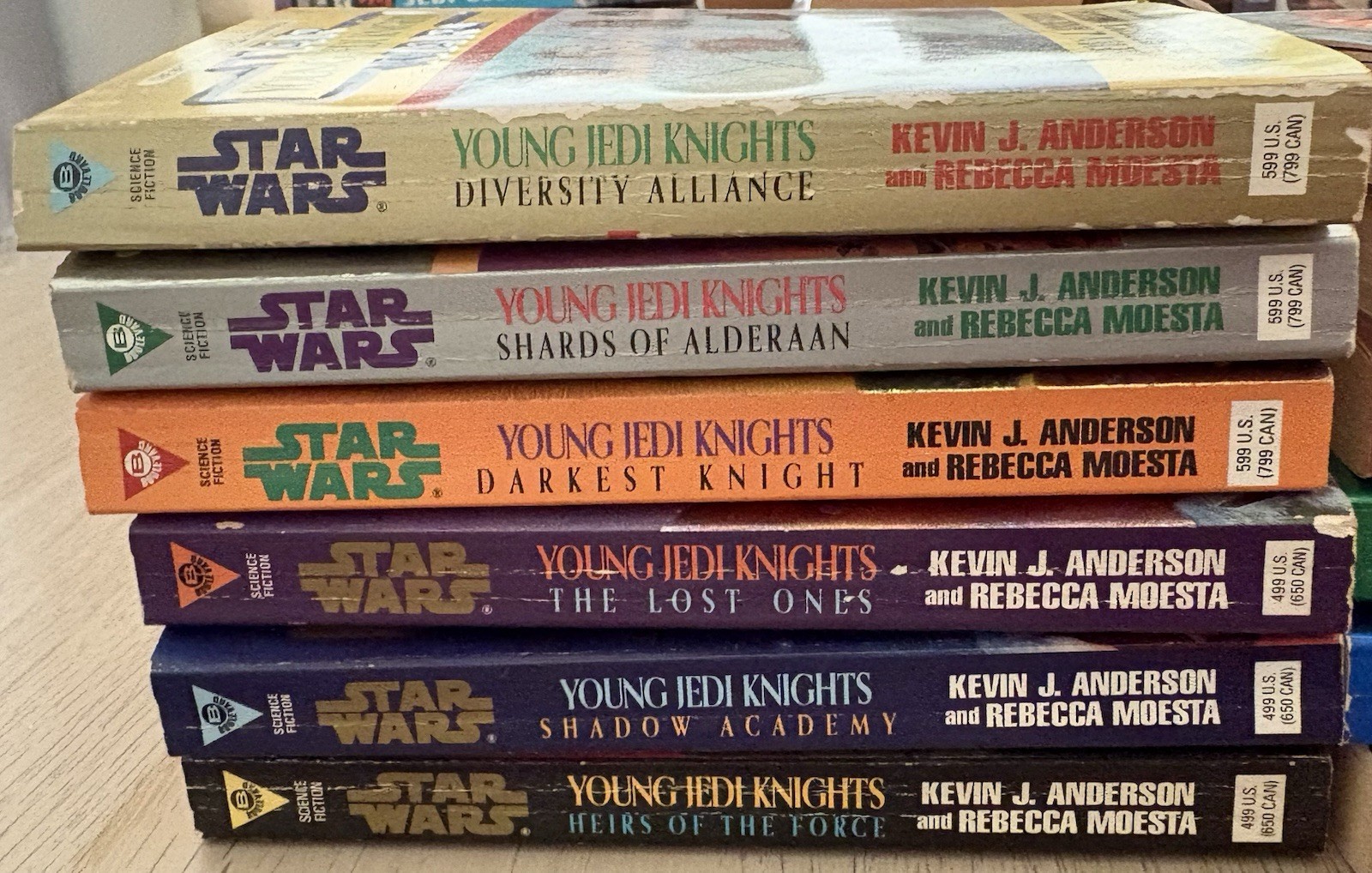 Star Wars Young Jedi Knights Complete Set (1-14) Anderson & Moesta 1st Printing