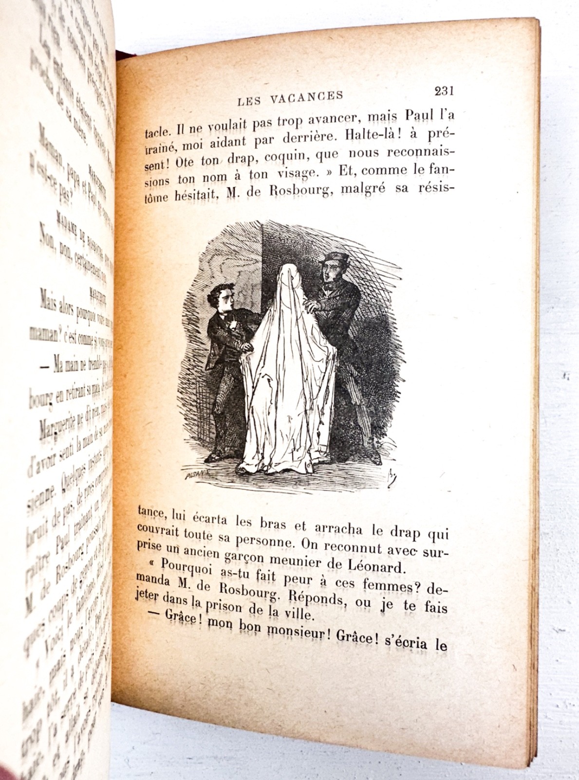 Les Vacances – Comtesse de Ségur Antique French Illustrated Children’s Book 1929