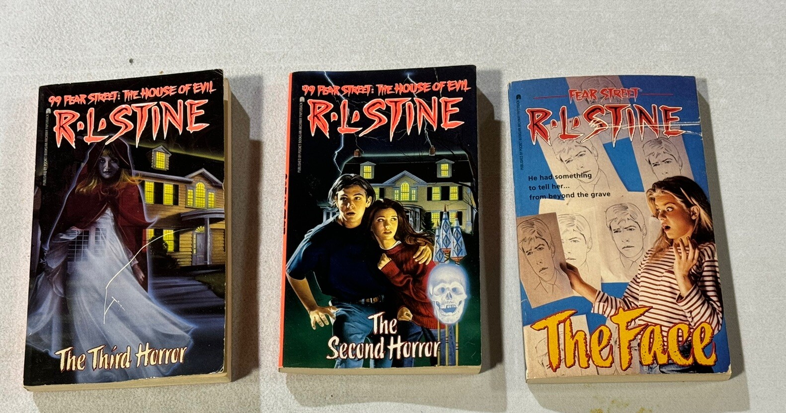 Lot of 14 Vintage RL Stine Books – Fear Street Goosebumps Paperbacks Horror READ