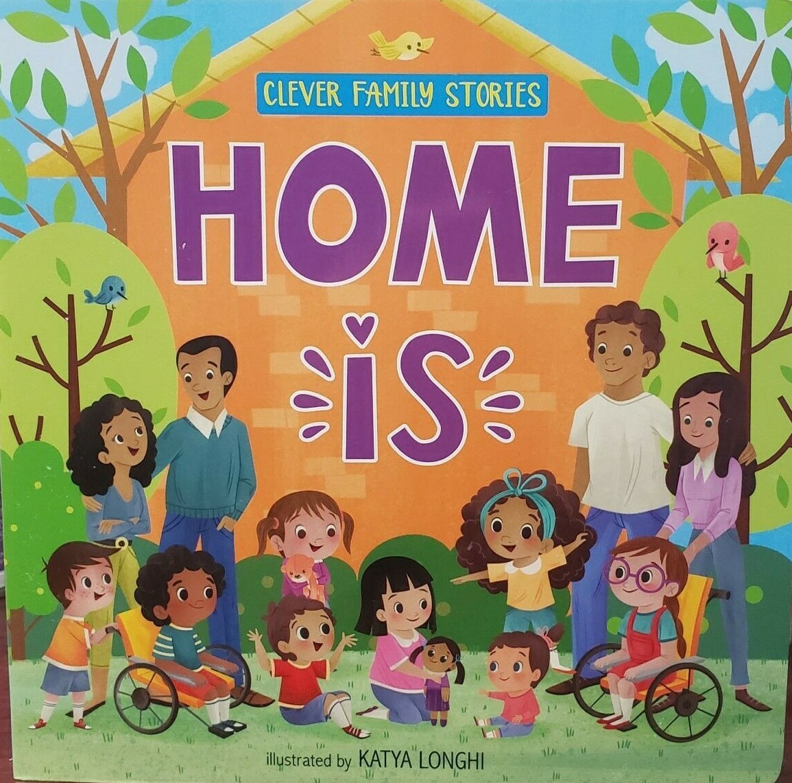 Brand New Clever Family Stories* Home Is, Hardcover Book Same day shipping