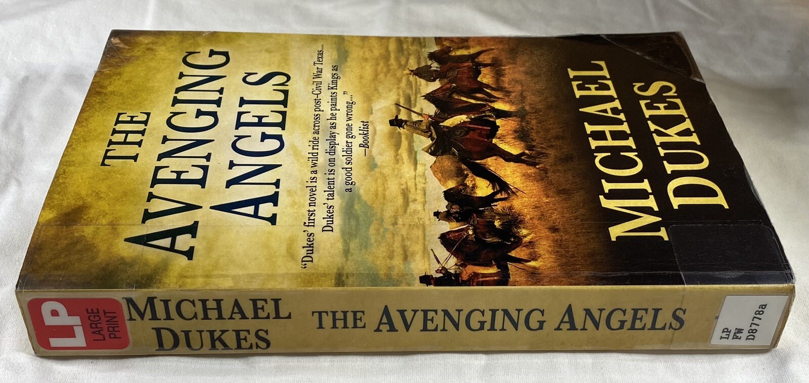 The Avenging Angels Michael Dukes Paperback Ex Library Large Print