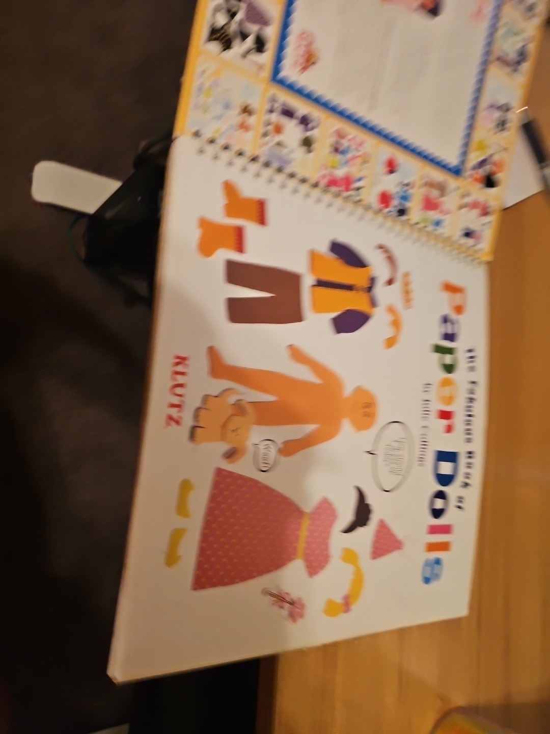 The Fabulous Book of Paper Dolls: A Book with 6 Paper People and Pil – VERY GOOD