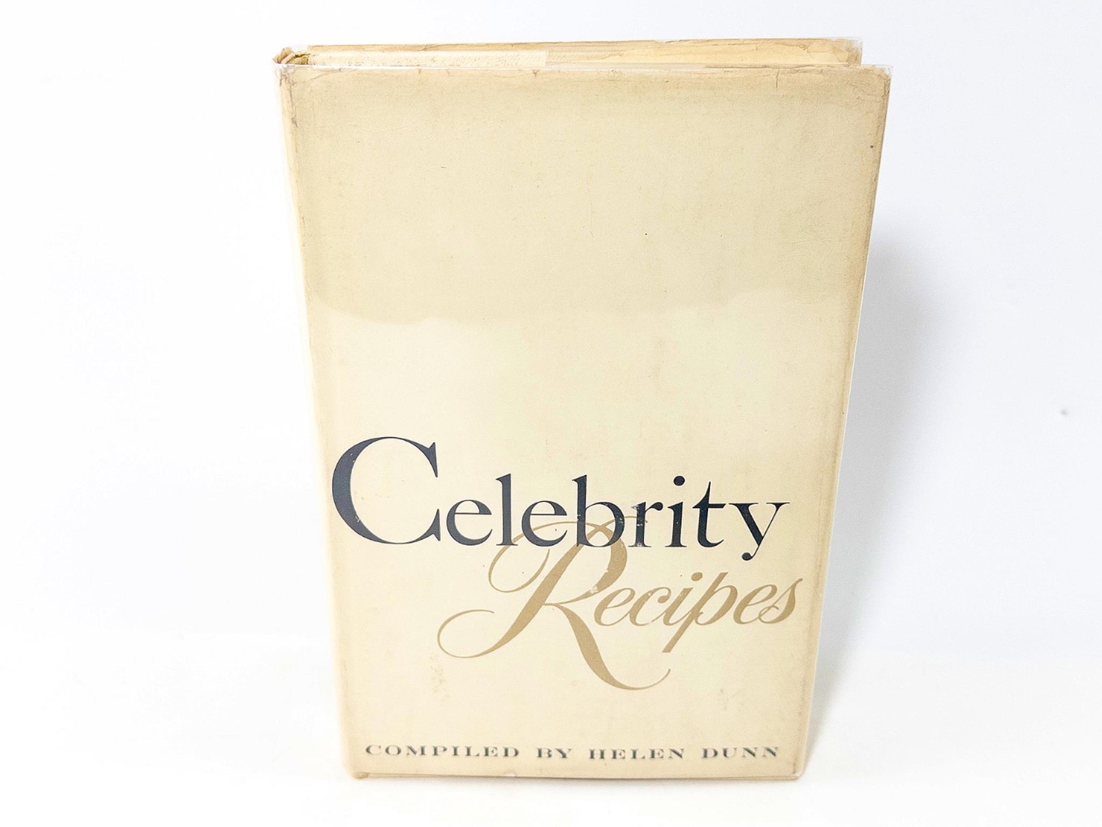 Celebrity Recipes Complied By Helen Dunn, 1st Print 1958 HCDJ, Very Good, GR8