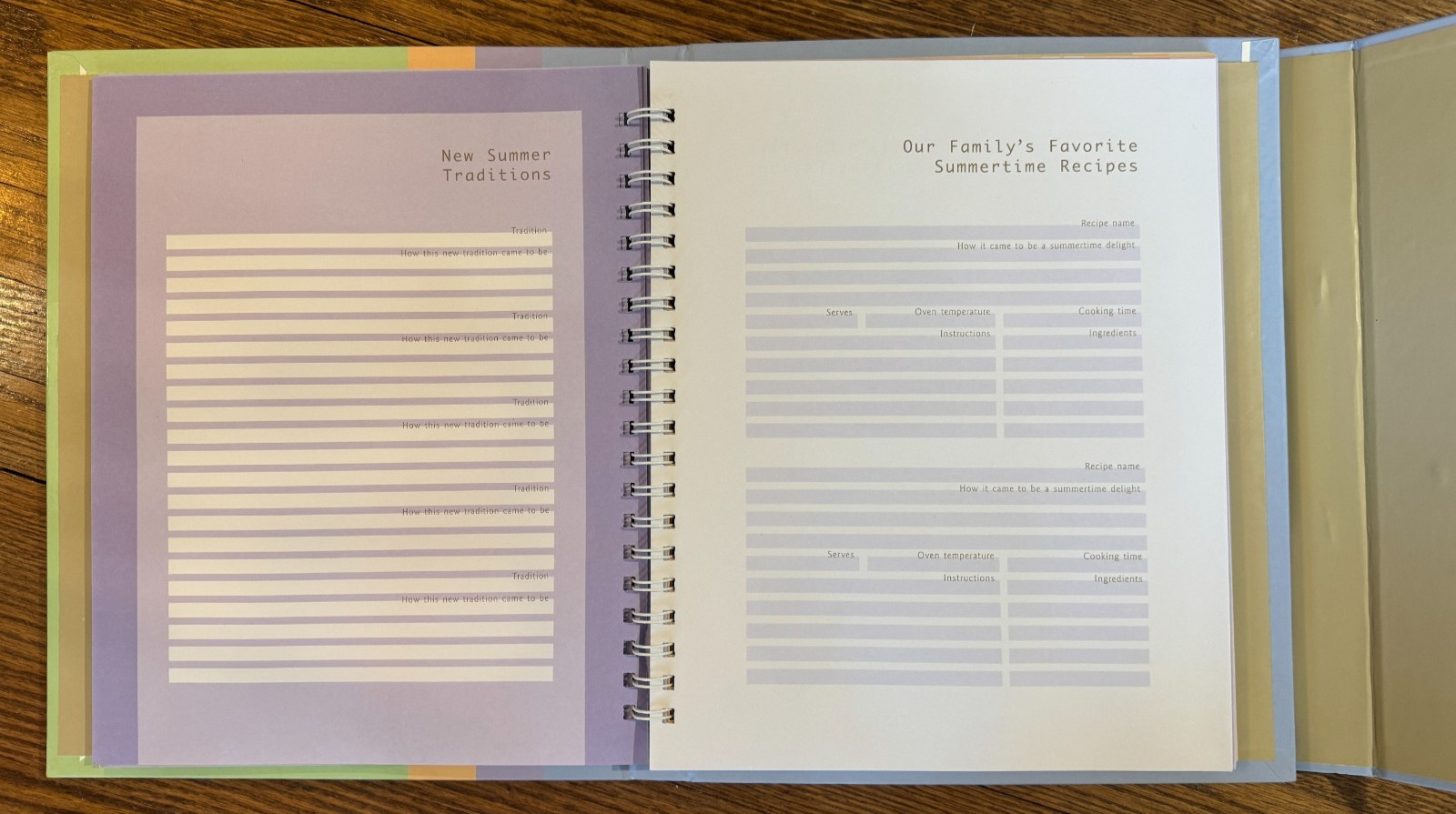 Seasons of Joy HOLIDAY & SPECIAL EVENTS Keepsake Book Family Memories 12×9.25″